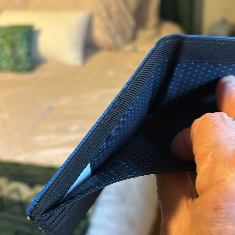 Bifold Unisex Denim Wallet - Picture 5 of 7